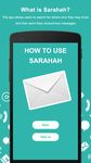 How to use Saraha image 