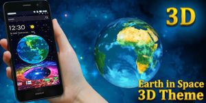 Imagem 3 do Terra no espaço 3D Tema