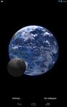Captura de tela do apk 3D Earth and Moon Live WP 2
