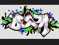 Gambar Desain Graffiti 3D 4