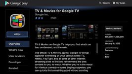 Google Play for Google TV image 2