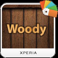 Android用無料apkxperia テーマ Woody をダウンロードしよう
