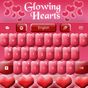 Rosa Teclado Tema Glow Corazón APK