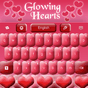 Pink Keyboard Heart Glow Theme