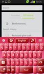 Imagem 1 do Pink Keyboard Heart Glow Theme