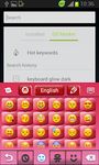 Imagem 3 do Pink Keyboard Heart Glow Theme