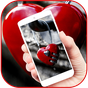APK-иконка Красное сердце любовь тема