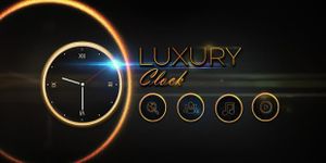 Luxury Clock CM Launcher Theme image 