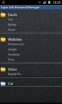 Captura de tela do apk Safe Password Manager English! 1