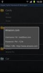 Captura de tela do apk Safe Password Manager English! 2
