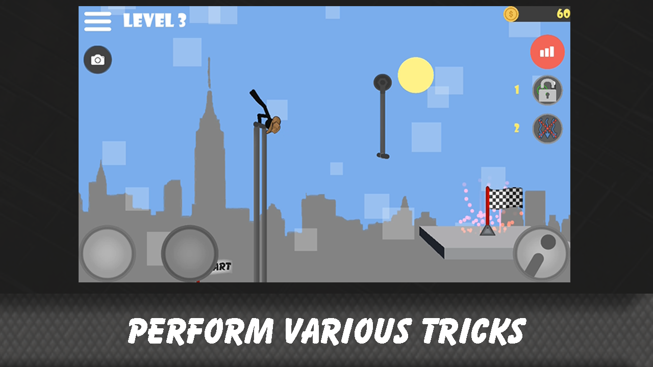 Скачать бесплатно Stickman flip on the bar в формате APK для Android