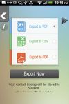 Contacts Backup & Export image 1