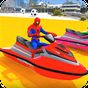 Superheroes Jet Ski Stunts: Top Speed Racing Games APK