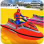 Superheroes Jet Ski Stunts: Top Speed Racing Games의 apk 아이콘