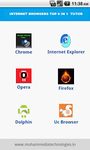 Captura de tela do apk Opera Chrome Firefx UC Browser 