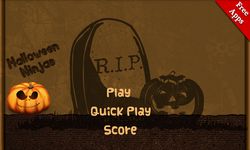 Captura de tela do apk Halloween Ninjas Game 