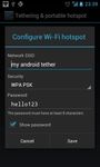 Captura de tela do apk WiFi USB BT Tether Hotspot 2