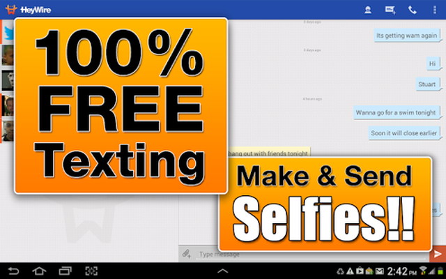 heywire text free texting apk