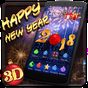 Happy New Year 2018 3D Theme apk icon