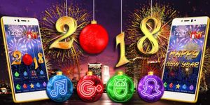 Happy New Year 2018 3D Theme image 3