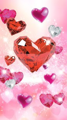 Diamond Hearts Live Wallpaper Android Free Download Diamond