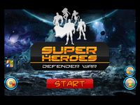 Captura de tela do apk Superheroes Guerra Defender 