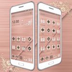 (FREE) Rose Gold Luxury Launcher Theme image 1