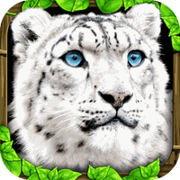 Androidの Snow Leopard Simulator アプリ Snow Leopard Simulator