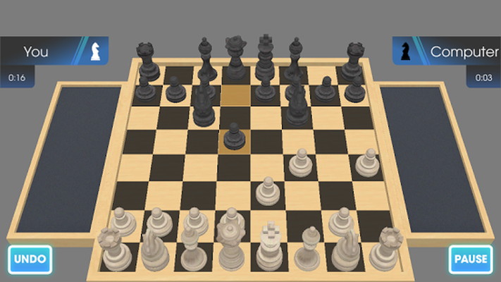 Modelo de maquete de smartphone de aplicativo de jogo de xadrez  renderização em 3d