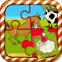 Farm Animals Puzzle For Kids apk icon