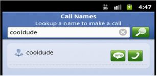 Captura de tela do apk Call Names 