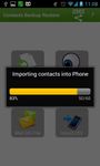 Captura de tela do apk Contacts Backup & Restore 3
