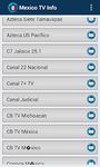 TV Mexico Online Info Channels captura de pantalla apk 1