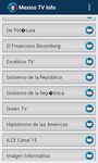 TV Mexico Online Info Channels captura de pantalla apk 2