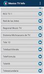 TV Mexico Online Info Channels captura de pantalla apk 7