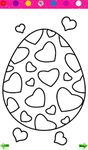 Картинка 1 Раскраска: Пасхальные яйца