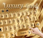Imagem 2 do Luxo ouro teclado tema