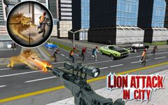 Löwenangriff in Stadt 3D Bild 13