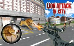 Löwenangriff in Stadt 3D Bild 14
