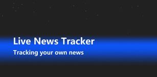 Captură de ecran Live News Tracker Pro (RSS) apk 