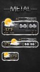 Gambar Metal Weather Widget Theme 