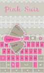 Imagem 2 do Pink Suit GO Keyboard Theme