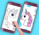 Immagine 1 di come disegnare un unicorno carino