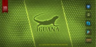 Captura de tela do apk IGUANA tema GO pele verde 