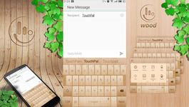 TouchPal Natural Wood Theme image 1