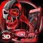 3D Tech Blood Skull Theme apk icon