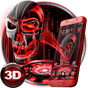 3D Tech Blood Skull Theme apk icono