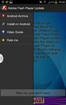 Captura de tela do apk Adobe Flash Player Update 1