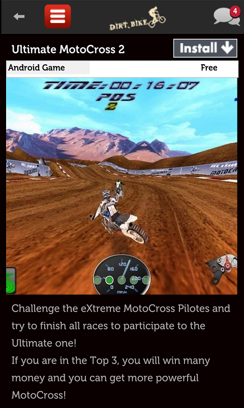 Download do APK de bicicleta suja motocross jogos para Android