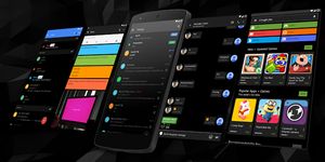 Картинка 1 Dark Material - CM12 Theme UI